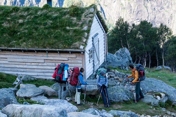 Традиционные Норвежские горные домики!